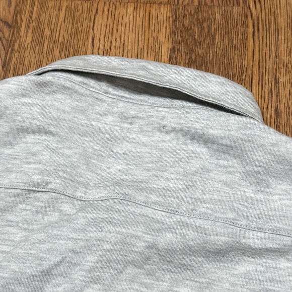 Eleventy Platinum Jersey Cotton Gray Heather L/S Button Shirt Mens Medium - Picture 11 of 14